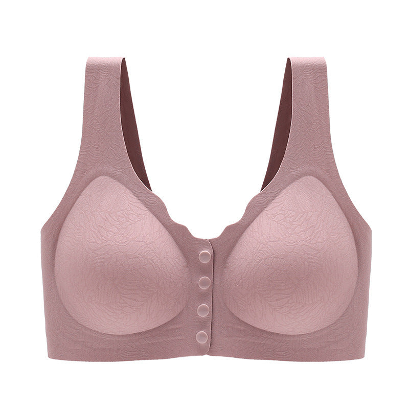 Front-Clasp Anti-Sagging Vest-Style Plus Size Bra