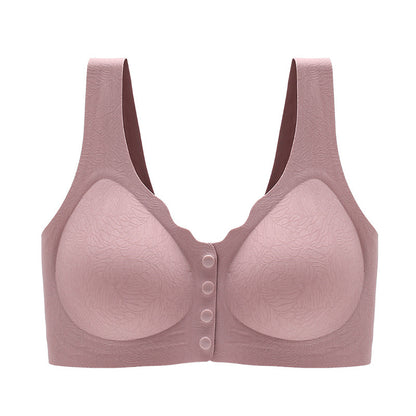 Front-Clasp Anti-Sagging Vest-Style Plus Size Bra