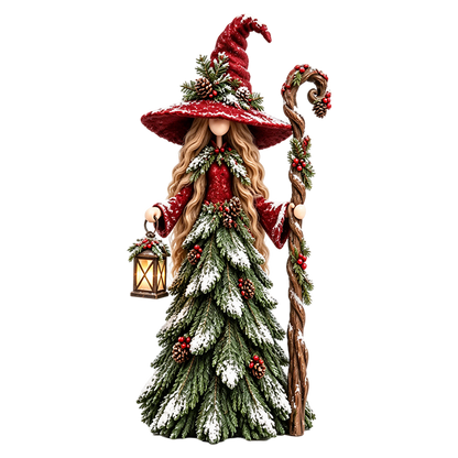 Graddi Solstice Sisters Christmas Witch Figurines