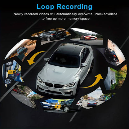Welnax™ 1080p Dual Lens Dash Cam